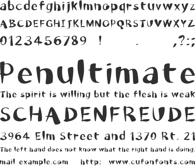 Michaellharper font preview