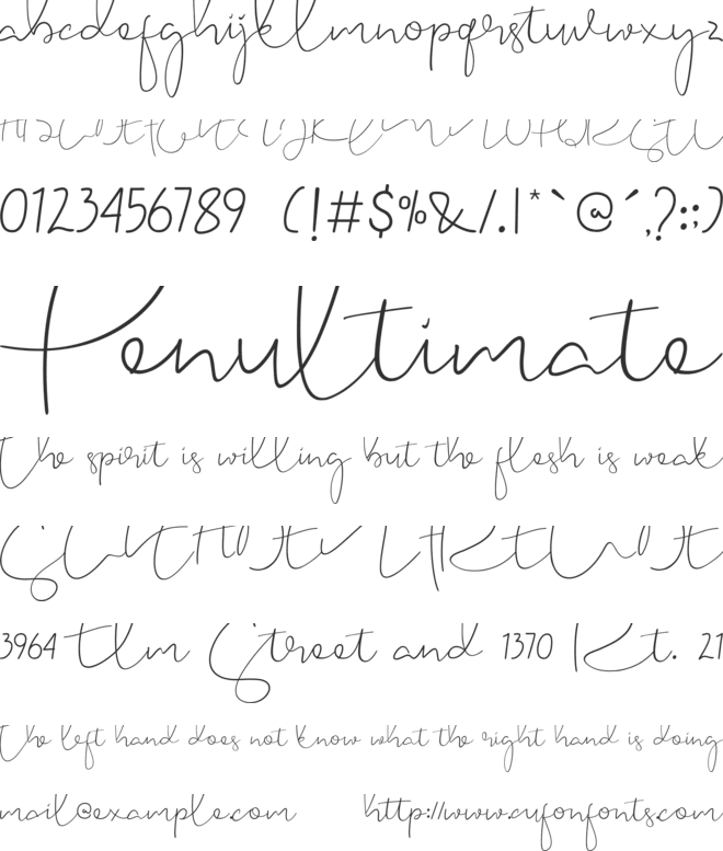 Caramellia font preview