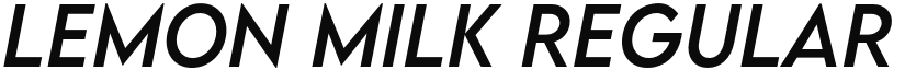LEMON MILK Font Family : Download Free for Desktop & Webfont
