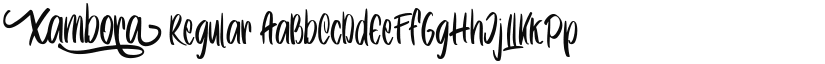 Xambora font download