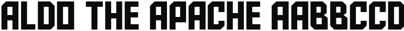 Aldo the Apache font download