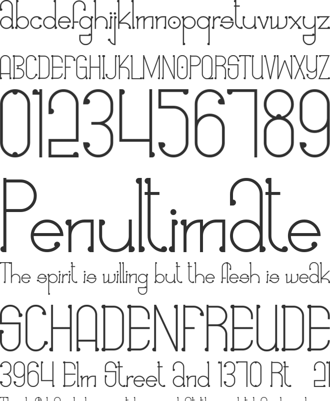 Fafa Yagalo font preview