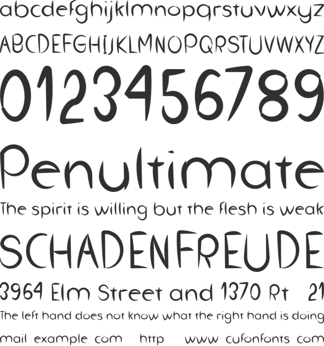 withbestmate font preview