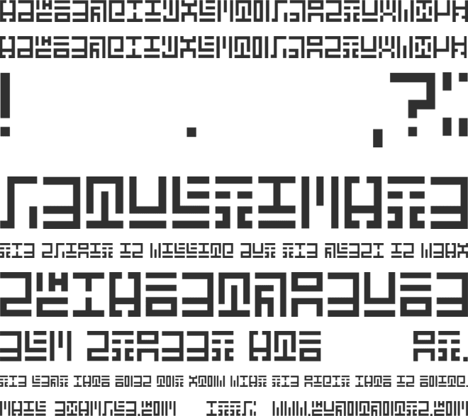 Geldian font preview