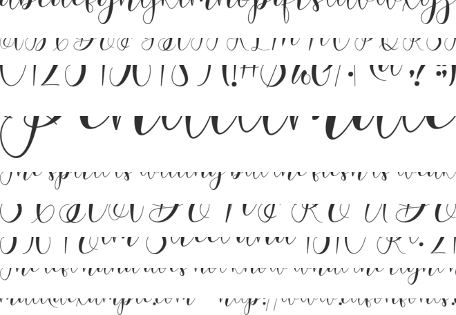 Marlyna font preview