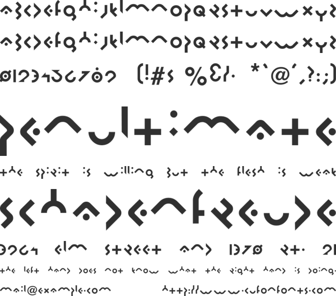 Omikron font preview