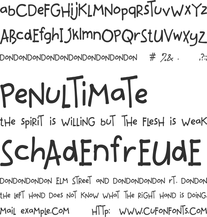 katkat_scrambled font preview