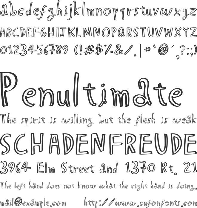 Hapole BMess font preview