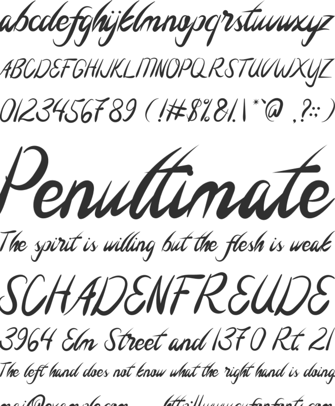 Nataworld font preview