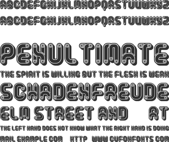 Brigadier font preview