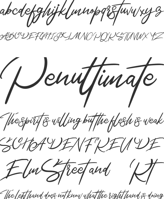 Bentley FREE font preview