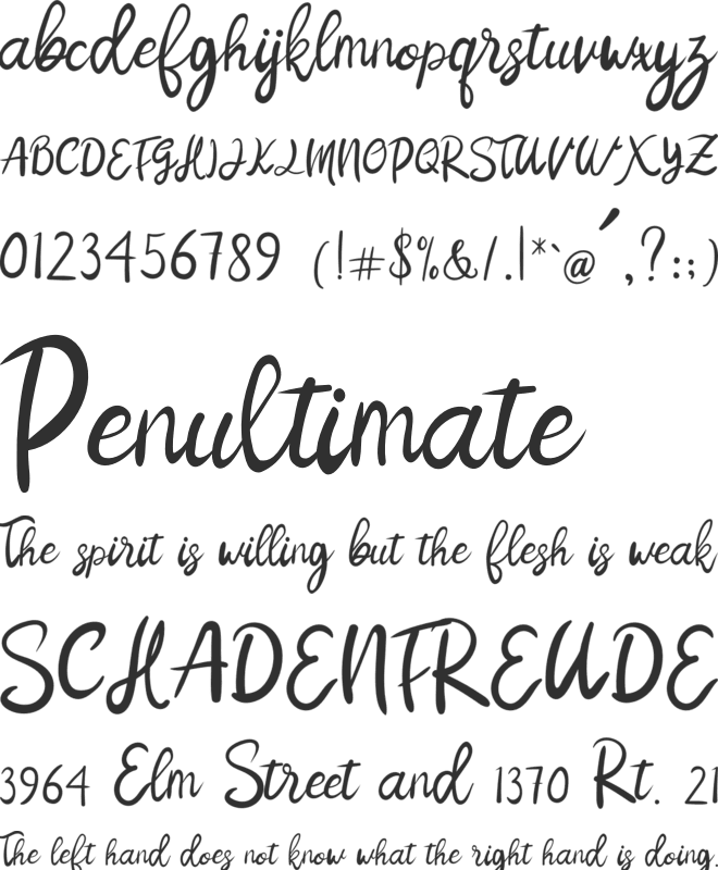 Nila Ambar font preview