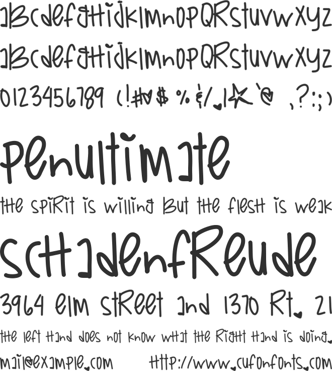 BoxysReturn font preview