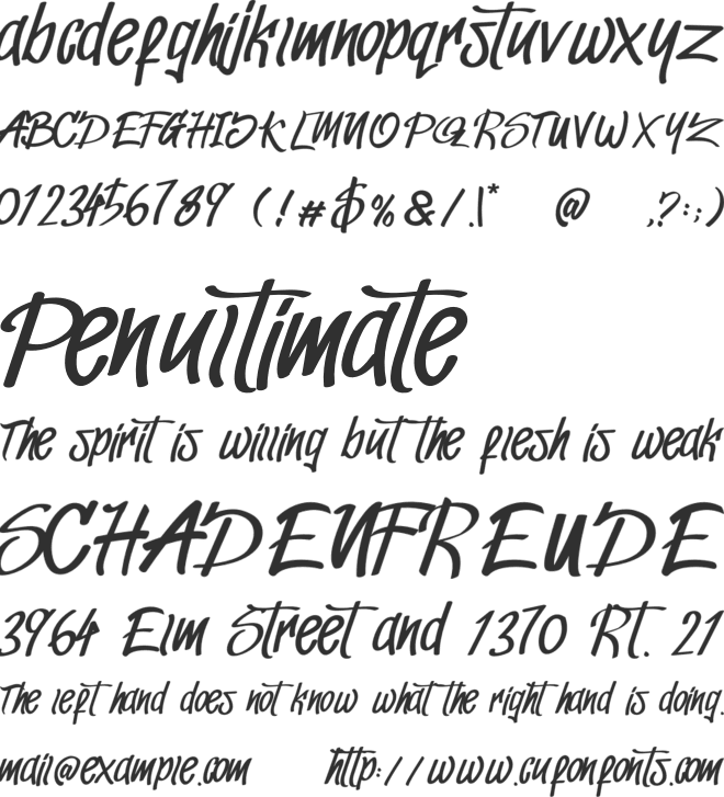 Juanita font preview