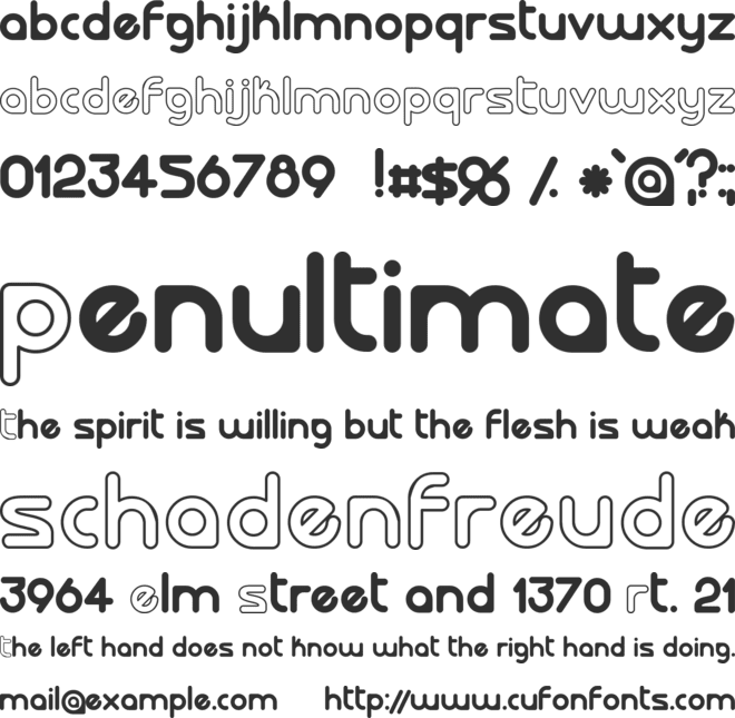 Laloted font preview