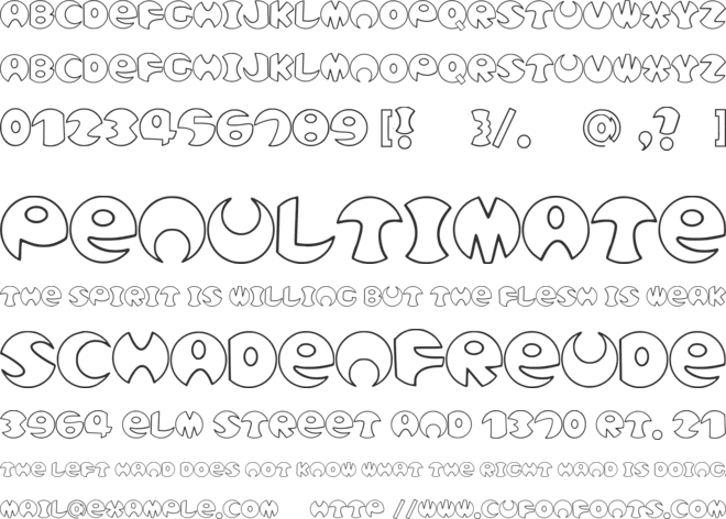 Boolat font preview