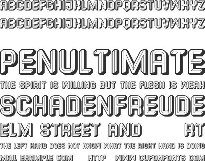 Common font preview