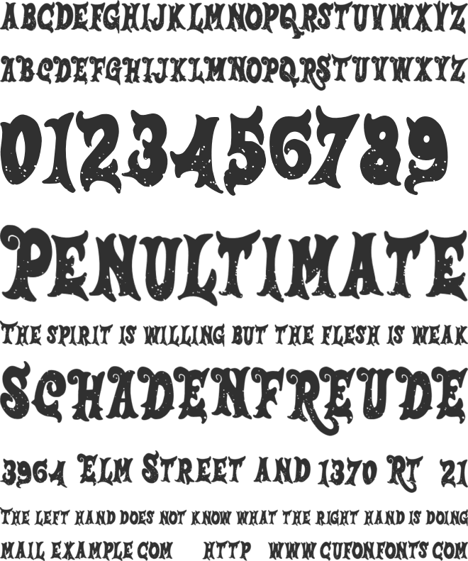 Salmon FREE font preview