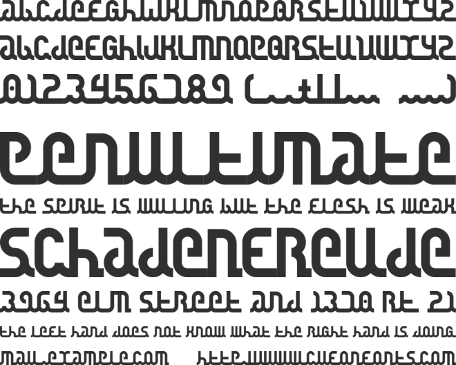 Canstop font preview