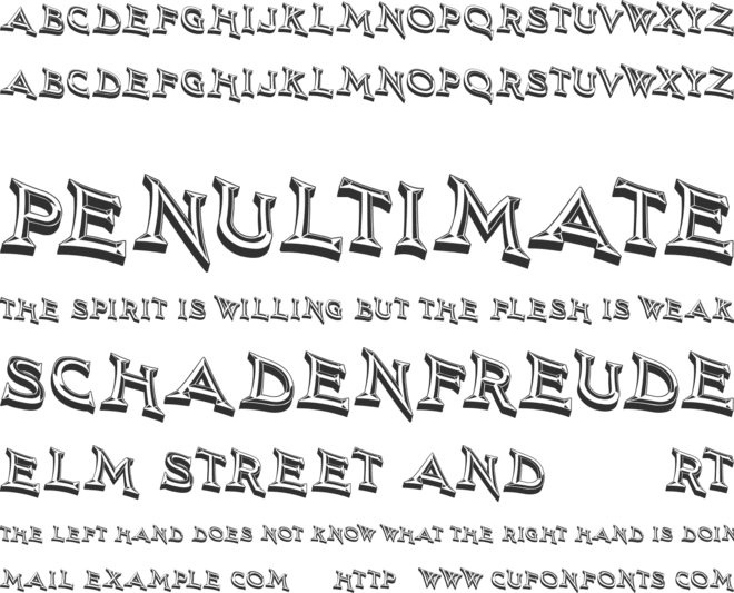 Novgorod font preview