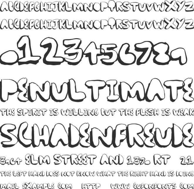 ComicChub font preview