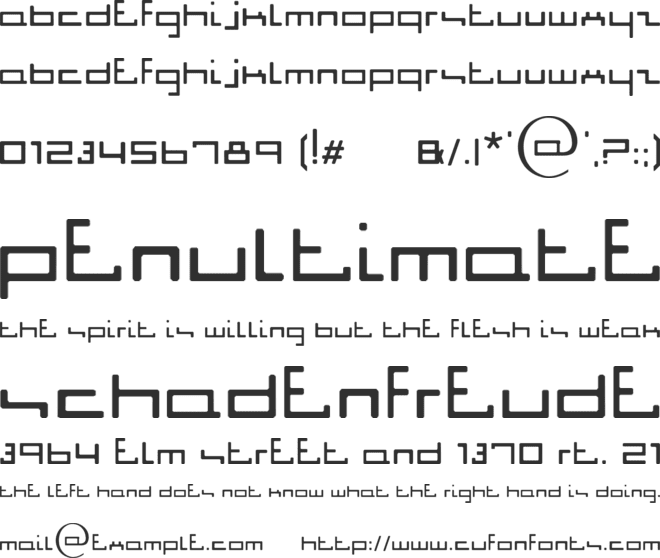 Jigga Jigga font preview