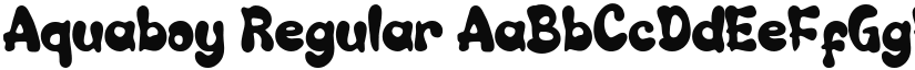 Aquaboy Regular font