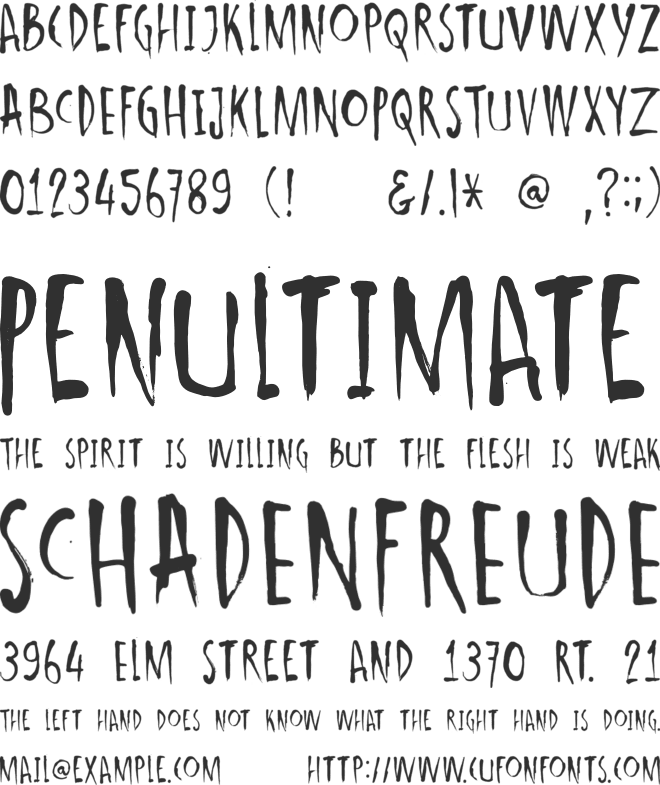 DK Ishtar font preview