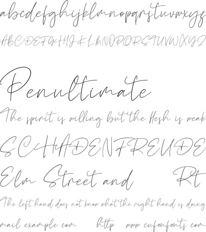 Richmond font preview