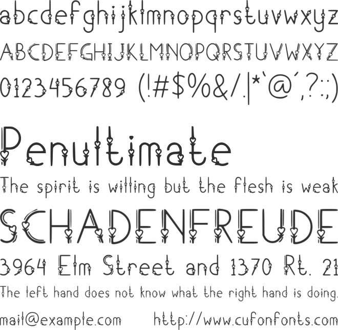 Adzkia 20 font preview