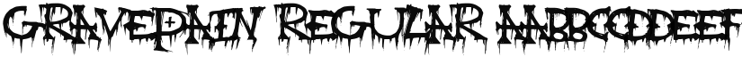 GravePain Regular font