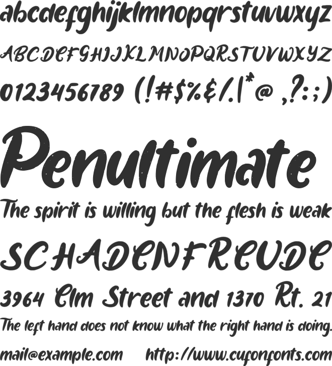 Bollywod font preview