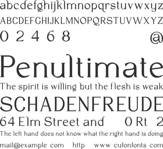 Antobe font preview