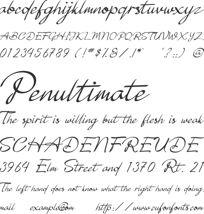 Solastika font preview