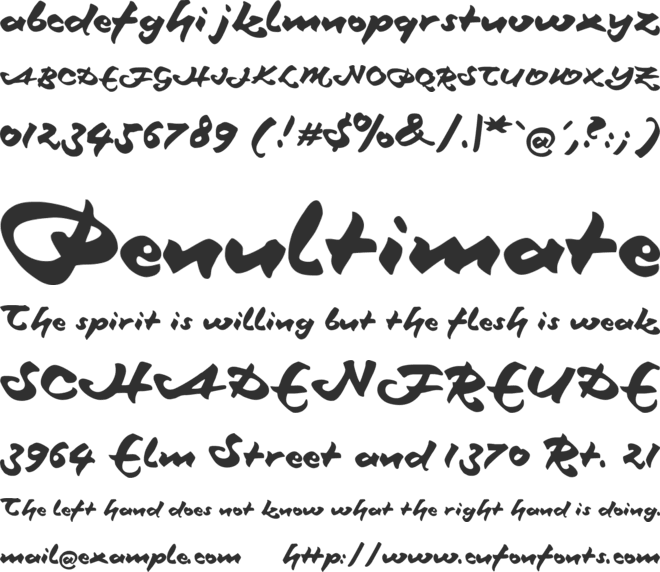 Schneidler Maxim font preview