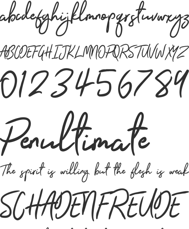 Khalid Personal font preview