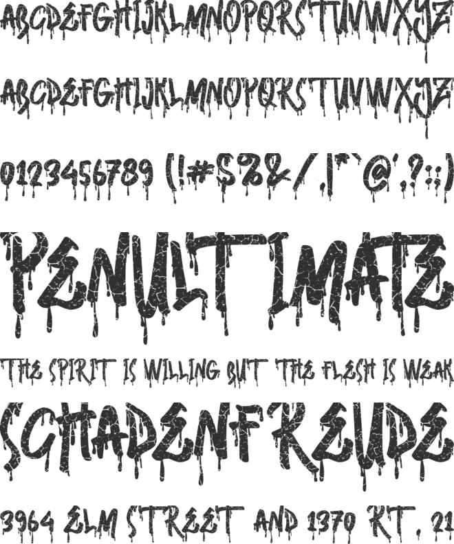 Skater Boys Marble font preview