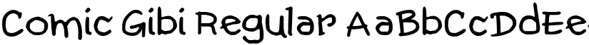 Comic Gibi font download