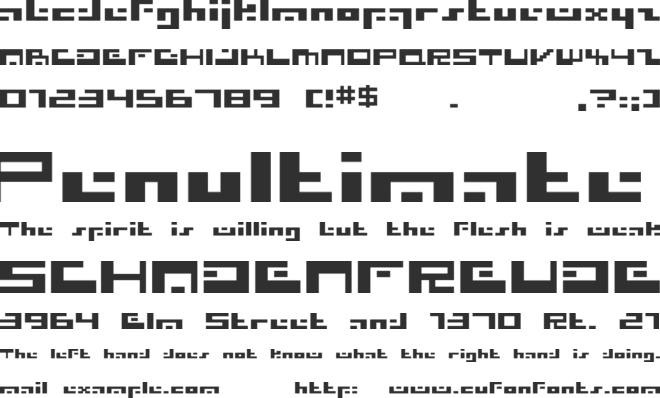 Irresistor font preview