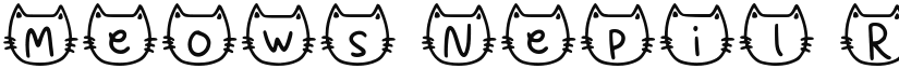 Meows Nepil Regular font