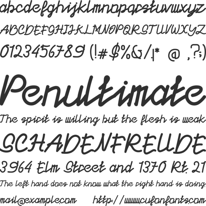 Dickcissel font preview