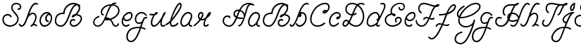 ShoB font download