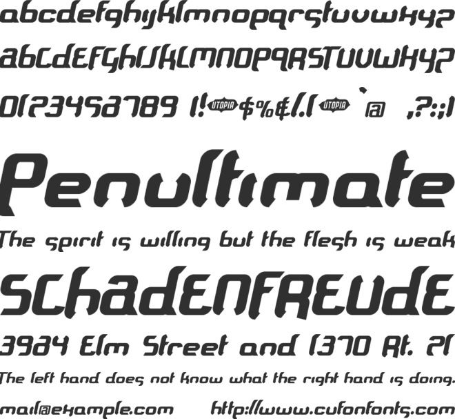 Supersoulfighter font preview