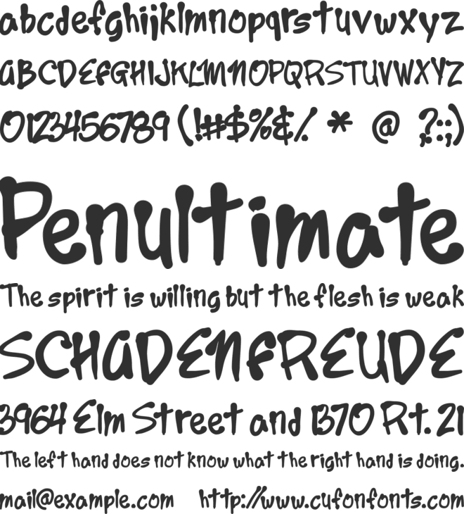 Year2000Boogie font preview