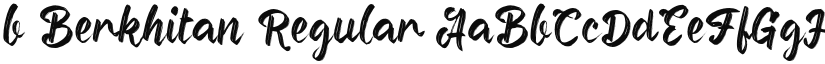 b Berkhitan font download