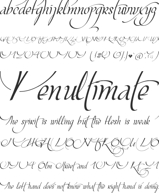 MonAmourScriptPro font preview