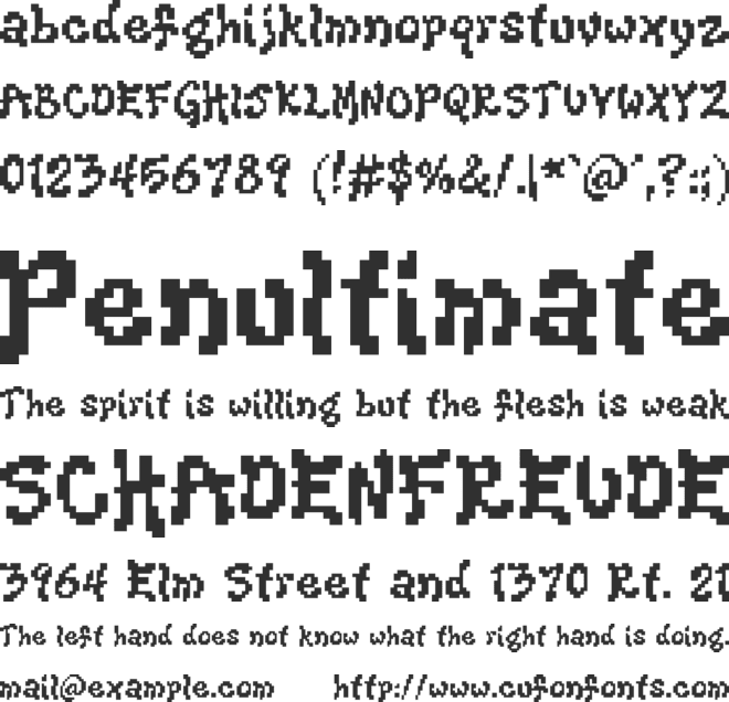 KiwiSoda font preview