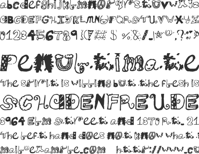 Jamaicafont font preview