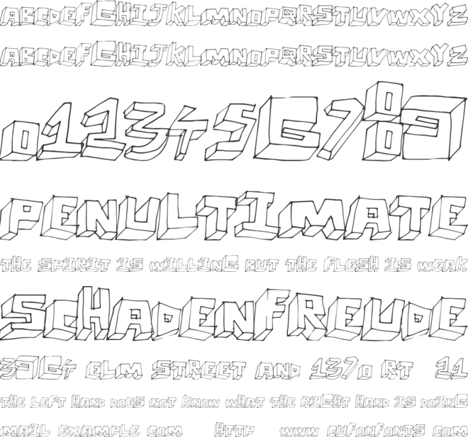 ChildsPerspective font preview