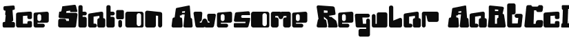 Ice Station Awesome font download